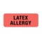Nevs Latex Allergy 7/8" x 2-1/4" Flr Red w/Black N-14811 - alternate 1